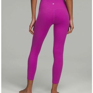 NWT Lululemon Leggings Align High-Rise Pant 25" Vivid Plum Size 6 NEW WITH TAGS